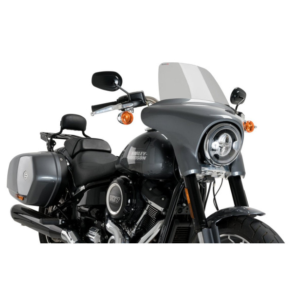 Puig Puig touring screen for oem fairing | light smoke | harley davidson softail sport glide (flsb) 2018>2024